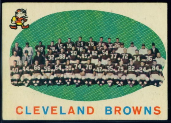 161 Browns Team Card